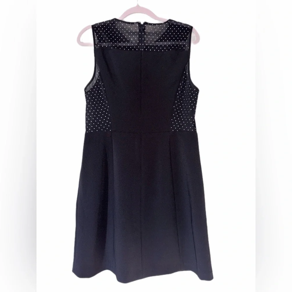 Michael Kors NWOT Black w Silver Stud/Mesh Dress